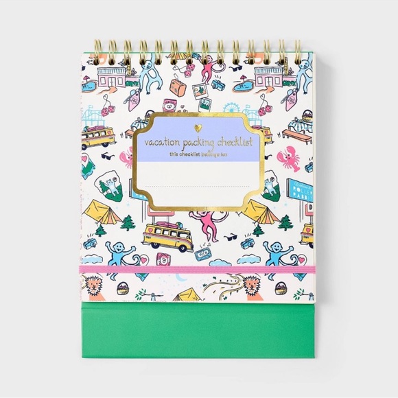 Roller Rabbit x Target Travel Checklist Notebook Multi Color - Picture 12 of 15